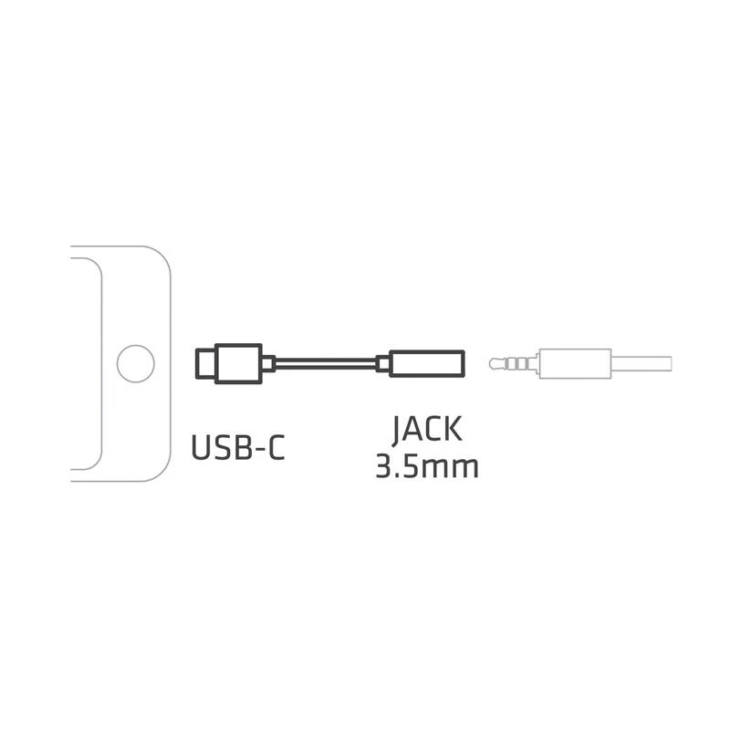 Kalenji ADAPTATEUR USB-C JACK 3.5mm 4 Kalenji ADAPTATEUR USB-C JACK 3.5mm – Image 2