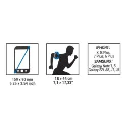Kalenji Brassard Running Smartphone Grand Téléphone Homme Femme - KIPRUN Vert Clair -Sport Style Soldes brassard running smartphone grand telephone homme femme kiprun vert clair 3