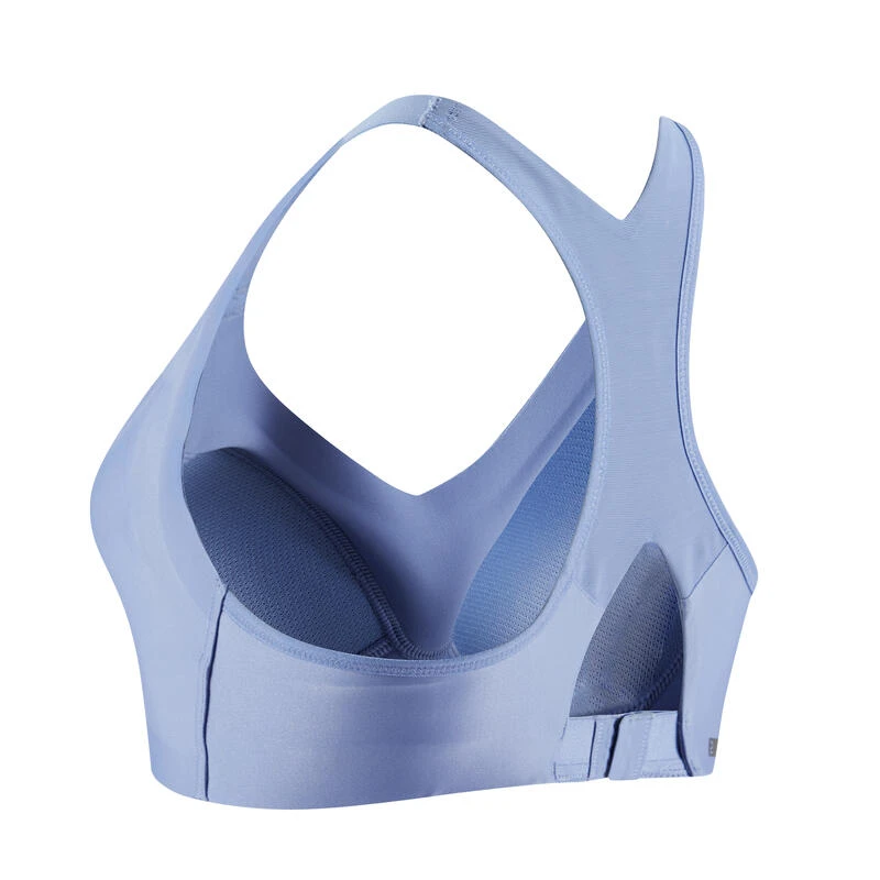 Kalenji Brassière Invisible Avec Coques Maintien Fort Femme - Bleu 5 Kalenji Brassière Invisible Avec Coques Maintien Fort Femme - Bleu – Image 3