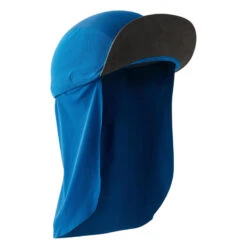Kalenji CASQUETTE TRAIL RUNNING MODULABLE SAHARIENNE BLEU -Sport Style Soldes casquette trail running modulable saharienne bleu 3