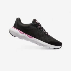 Kalenji CHAUSSURES De Running Femme JOGFLOW 500.1 Gris Foncé Et Rose.