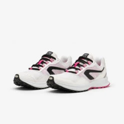 CHAUSSURES DE RUNNING FEMME KALENJI RUN ACTIVE GRIP Blanc Rose -Sport Style Soldes chaussures de running femme kalenji run active grip blanc rose 7
