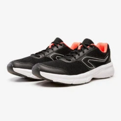 CHAUSSURES DE RUNNING FEMME KALENJI RUN CUSHION NOIR CORAIL -Sport Style Soldes chaussures de running femme kalenji run cushion noir corail 4
