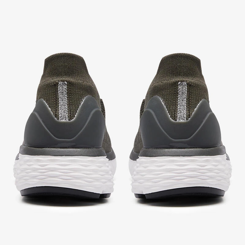 Kalenji CHAUSSURES RUNNING CONFORT KNIT KAKI 8 Kalenji CHAUSSURES RUNNING CONFORT KNIT KAKI – Image 6