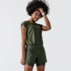 Kalenji Combishort Running Femme - Dry+ Kaki 2 Kalenji Combishort Running Femme - Dry+ Kaki -Sport Style Soldes combishort running femme dry kaki