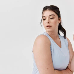 Kalenji Débardeur Respirant Running Femme - Dry Gris -Sport Style Soldes debardeur respirant running femme dry gris 4