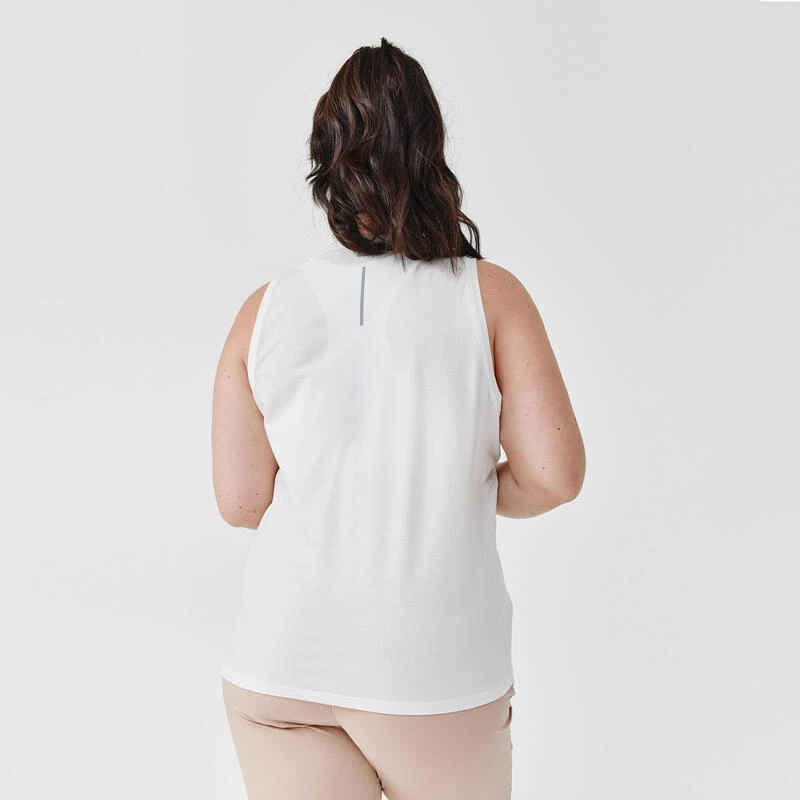 Kalenji Débardeur Respirant Running Femme - Soft Blanc 6 Kalenji Débardeur Respirant Running Femme - Soft Blanc – Image 4