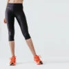 Kalenji Legging Court Running Femme - Dry Noir -Sport Style Soldes legging court running femme dry noir