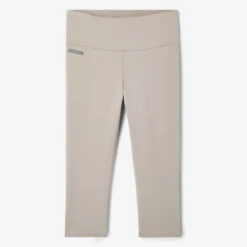 Kalenji Legging Court Running Femme - Support Beige -Sport Style Soldes legging court running femme support beige 7