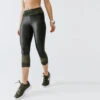 Kalenji Legging Court Running Respirant Femme - Dry+ Feel Kaki -Sport Style Soldes legging court running respirant femme dry feel kaki 10