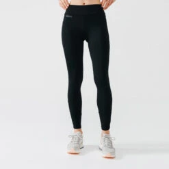 Kalenji Legging Running Chaud Femme - Warm Noir