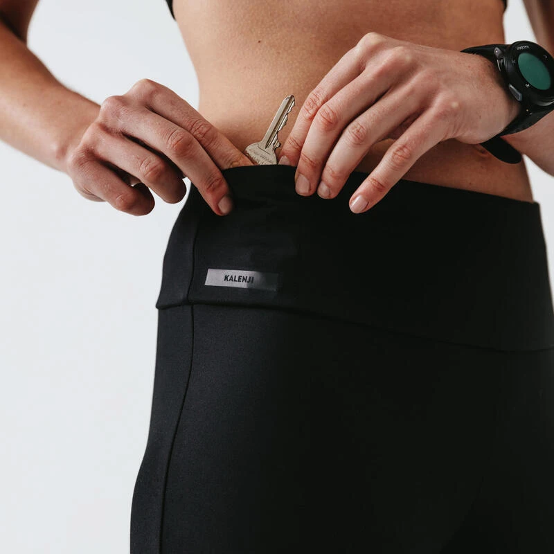 Kalenji Legging Running Gainant Femme (du XS Au 5XL - Grande Taille) - Noir 9 Kalenji Legging Running Gainant Femme (du XS Au 5XL - Grande Taille) - Noir – Image 7