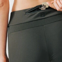 Kalenji Legging Running Long Chaud Femme - Warm+ Kaki -Sport Style Soldes legging running long chaud femme warm kaki 4