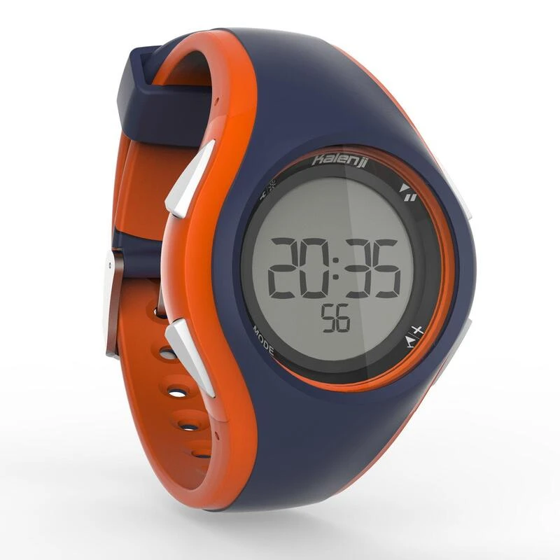 Devant -Sport Style Soldes montre chronometre de course a pied w200 m bleu et orange 1