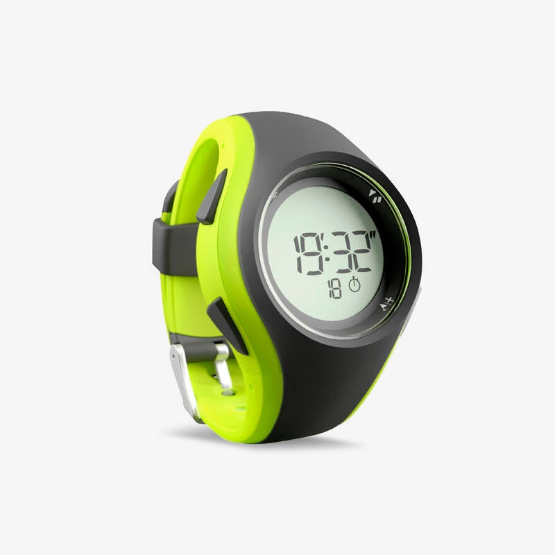 Kalenji Montre Chronomètre De Course à Pied W200 M Grise Jaune 3 Kalenji Montre Chronomètre De Course à Pied W200 M Grise Jaune