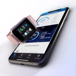 Kalenji Montre Connectée Multisport Cardio - CW700 HR Rose -Sport Style Soldes montre connectee multisport cardio cw700 hr rose 8