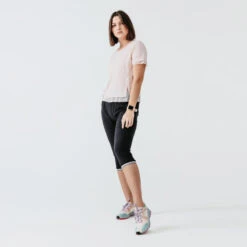 Kalenji Pantacourt Running Femme - Dry Noir 8 Kalenji Pantacourt Running Femme - Dry Noir -Sport Style Soldes pantacourt running femme dry noir 1