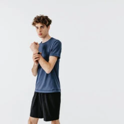 SHORT 2 EN 1 DE RUNNING HOMME AVEC BOXER Intégré KALENJI DRY + NOIR -Sport Style Soldes short 2 en 1 de running homme avec boxer integre kalenji dry noir 3
