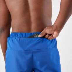 Kalenji Short De Running Homme - KIPRUN Run 100 Bleu -Sport Style Soldes short de running homme kiprun run 100 bleu 3