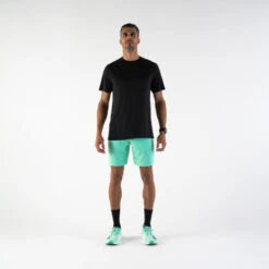 Kalenji Short De Running Respirant Homme - KIPRUN Run 500 Dry Vert Menthe -Sport Style Soldes short de running respirant homme kiprun run 500 dry vert menthe 1