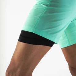Kalenji Short De Running Respirant Homme - KIPRUN Run 500 Dry Vert Menthe -Sport Style Soldes short de running respirant homme kiprun run 500 dry vert menthe 7