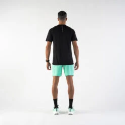 Kalenji Short De Running Respirant Homme - KIPRUN Run 500 Dry Vert Menthe -Sport Style Soldes short de running respirant homme kiprun run 500 dry vert menthe 8