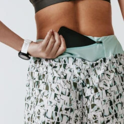 Kalenji Short Printé Running Femme - Dry Vert 11 Kalenji Short Printé Running Femme - Dry Vert -Sport Style Soldes short printe running femme dry vert 12