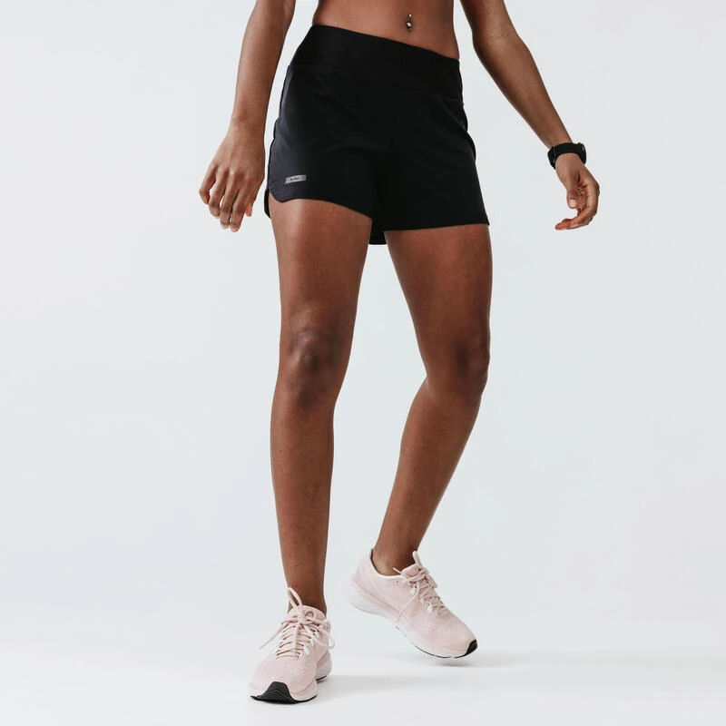 Kalenji Short Running Femme - KIPRUN Run 100 Noir 4 Kalenji Short Running Femme - KIPRUN Run 100 Noir – Image 2