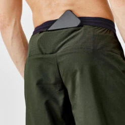 Kalenji Short Running Respirant 2 En 1 Homme - Dry 550 Khaki -Sport Style Soldes short running respirant 2 en 1 homme dry 550 khaki 2
