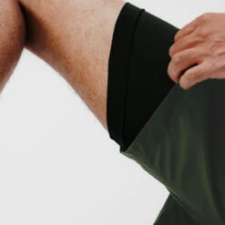 Kalenji Short Running Respirant 2 En 1 Homme - Dry 550 Khaki -Sport Style Soldes short running respirant 2 en 1 homme dry 550 khaki 3