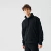 Kalenji Sweat à Capuche Running Chaud Homme - Warm 500 Noir -Sport Style Soldes sweat a capuche running chaud homme warm 500 noir