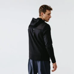 SWEAT A CAPUCHE RUNNING HOMME RESPIRANT KALENJI DRY + FEEL NOIR -Sport Style Soldes sweat a capuche running homme respirant kalenji dry feel noir 4