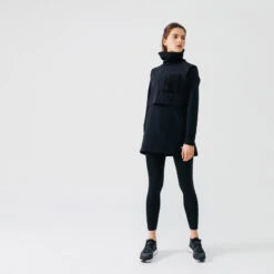 Kalenji Sweat Running Chaud Long Femme - Warm+ Long Noir -Sport Style Soldes sweat running chaud long femme warm long noir 2