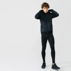 SWEAT ZIPPÉ A CAPUCHE DE RUNNING HOMME KALENJI WARM + NOIR 9 SWEAT ZIPPÉ A CAPUCHE DE RUNNING HOMME KALENJI WARM + NOIR -Sport Style Soldes sweat zippe a capuche de running homme kalenji warm noir 2