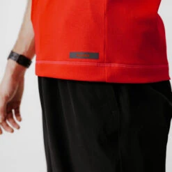 Kalenji T-shirt De Running Respirant Homme - KIPRUN 100 Dry Rouge -Sport Style Soldes t shirt de running respirant homme kiprun 100 dry rouge 3