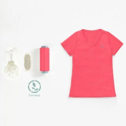 Kalenji T-shirt Manches Courtes Running Respirant Femme - Dry Corail Fluo -Sport Style Soldes t shirt manches courtes running respirant femme dry corail fluo 5