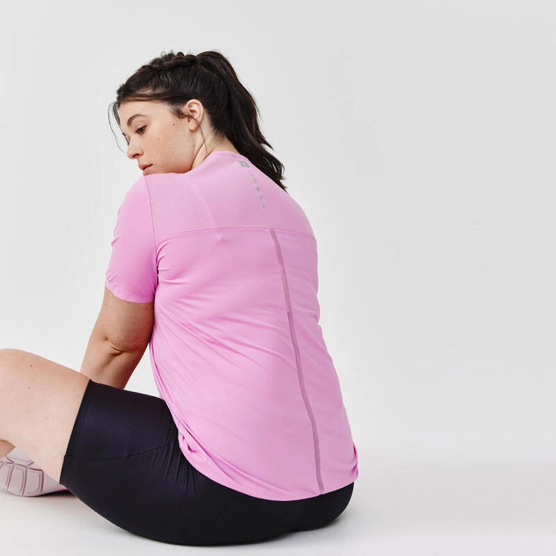 Kalenji T-shirt Respirant Running Femme - Dry+ Breath Rose 7 Kalenji T-shirt Respirant Running Femme - Dry+ Breath Rose – Image 5