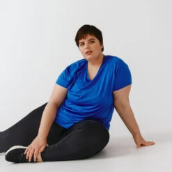 Kalenji T-shirt Respirant Running Femme (grande Taille) - Dry Bleu 9 Kalenji T-shirt Respirant Running Femme (grande Taille) - Dry Bleu -Sport Style Soldes t shirt respirant running femme grande taille dry bleu 2