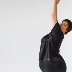 Kalenji T-shirt Respirant Running Femme (grande Taille) - Dry Noir -Sport Style Soldes t shirt respirant running femme grande taille dry noir 3