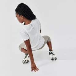 Kalenji T-shirt Running Doux Et Respirant Femme - Soft Blanc -Sport Style Soldes t shirt running doux et respirant femme soft blanc 3