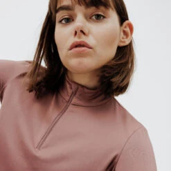 Kalenji T-shirt Running Manches Longues 1/2 Zip Femme - Dry+ Violet 12 Kalenji T-shirt Running Manches Longues 1/2 Zip Femme - Dry+ Violet -Sport Style Soldes t shirt running manches longues 12 zip femme dry violet 3