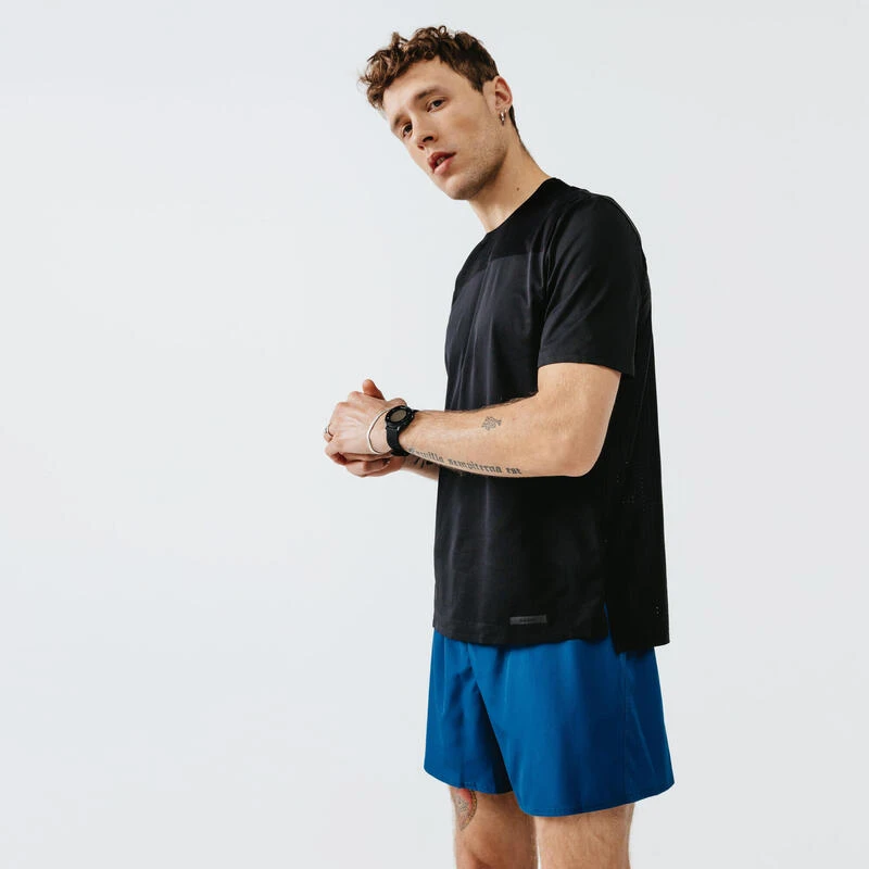 Kalenji T-shirt Running Respirant Et Ventilé Homme - Dry+ Breath Noir 4 Kalenji T-shirt Running Respirant Et Ventilé Homme - Dry+ Breath Noir – Image 2