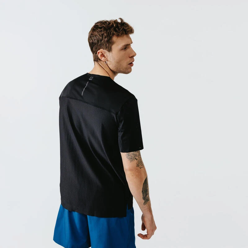 Kalenji T-shirt Running Respirant Et Ventilé Homme - Dry+ Breath Noir 5 Kalenji T-shirt Running Respirant Et Ventilé Homme - Dry+ Breath Noir – Image 3