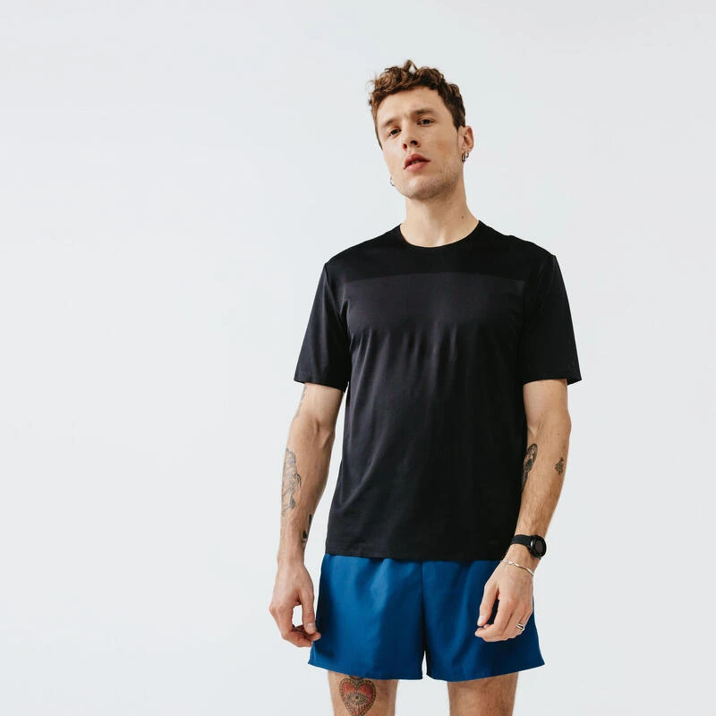 Kalenji T-shirt Running Respirant Et Ventilé Homme - Dry+ Breath Noir 3 Kalenji T-shirt Running Respirant Et Ventilé Homme - Dry+ Breath Noir