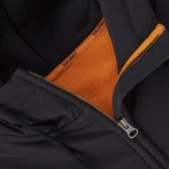 VESTE A CAPUCHE DE RUNNING HOMME KALENJI WARM + MARRON OCRE -Sport Style Soldes veste a capuche de running homme kalenji warm marron ocre 3