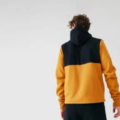 VESTE A CAPUCHE DE RUNNING HOMME KALENJI WARM + MARRON OCRE -Sport Style Soldes veste a capuche de running homme kalenji warm marron ocre 8