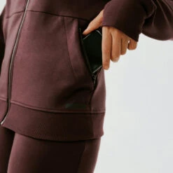 Kalenji Veste à Capuche Running Chaud Femme - Jogging 500 Marron 11 Kalenji Veste à Capuche Running Chaud Femme - Jogging 500 Marron -Sport Style Soldes veste a capuche running chaud femme jogging 500 marron 11