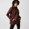 Kalenji Veste à Capuche Running Déperlante Femme - Rain Marron -Sport Style Soldes veste a capuche running deperlante femme rain marron