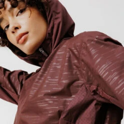 Kalenji Veste à Capuche Running Déperlante Femme - Rain Marron -Sport Style Soldes veste a capuche running deperlante femme rain marron 2