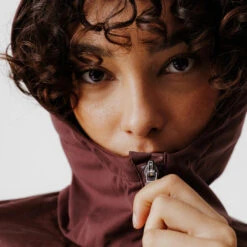 Kalenji Veste à Capuche Running Déperlante Femme - Rain Marron -Sport Style Soldes veste a capuche running deperlante femme rain marron 5